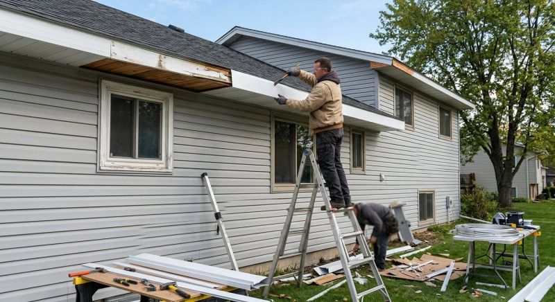 Aluminum Fascia Replacement in Wilmington, NC
