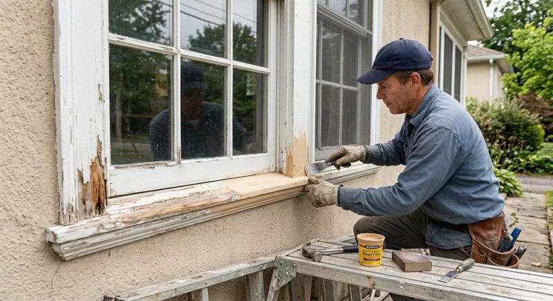 Exterior Window Molding Repair in Olathe, KS