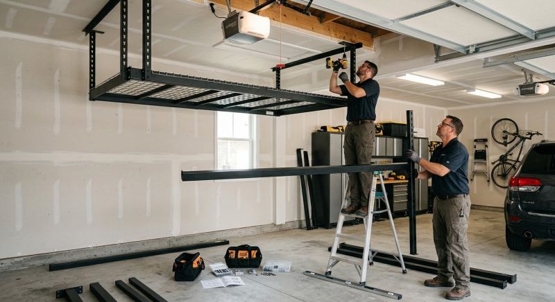 Garage Tool Rack Installation in Alexandria, VA
