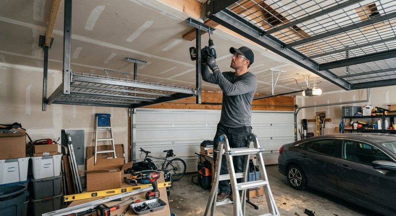 Garage Tool Rack Installation in Bethesda, MD